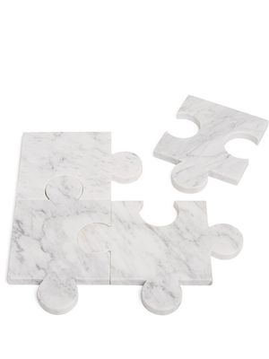 Tre Product lot de quatre sous-verres - Blanc