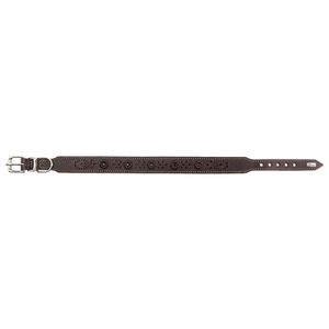 HUNTER Hondenhalsband Virginia Rose, bruin, Maat: 65