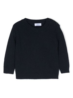 Siola t-shirt en coton à boutonnière - Bleu