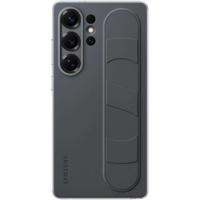 Galaxy S25 Ultra Zwart hoesje met band en standaard