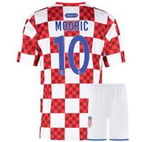 Modrić Kroatië Voetbaltenue Thuis - Kind en Volwassenen