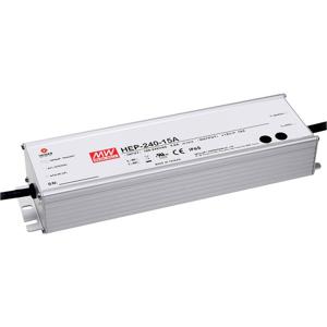 Mean Well HEP-240-15A Industriële netvoeding 15 A 240 W 15 V/DC Open kabeleinden 1 stuk(s)