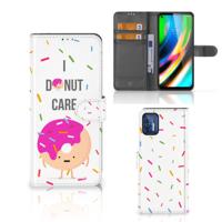 Motorola Moto G9 Plus | Book Cover | Donut Roze