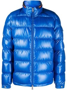 Moncler Bourne padded zip-up jacket - Bleu