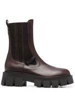 Premiata bottines à empiècements latéraux - Marron