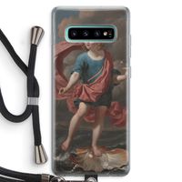 Soap Bubbles: Samsung Galaxy S10 Plus Transparant Hoesje met koord
