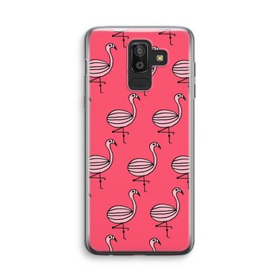 Flamingo: Samsung Galaxy J8 (2018) Transparant Hoesje
