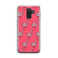 Flamingo: Samsung Galaxy J8 (2018) Transparant Hoesje Flamingo: Samsung Galaxy J8 (2018) Transparant Hoesje