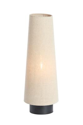 Light & Living Crème tafellampHowie met zwart Ø 19cm - 1891412