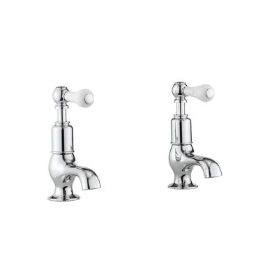 Crosswater Belgravia Wastafelkranen - medium koud/ warm - 2 gats - hendel - chroom BL150DNC_LV