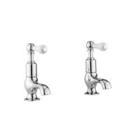Crosswater Belgravia Wastafelkranen - medium koud/ warm - 2 gats - hendel - chroom BL150DNC_LV