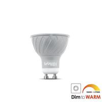 LED lamp GU10 7Watt dimbaar dim to warm - thumbnail