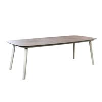 Sashimi tuintafel ovaal aluminium 238x110x74 cm salix/vulcano Yoi - Yoi