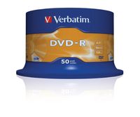 Verbatim DVD-R Matt Silver 4,7 GB 50 stuk(s) - thumbnail