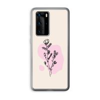 Roses are red: Huawei P40 Pro Transparant Hoesje