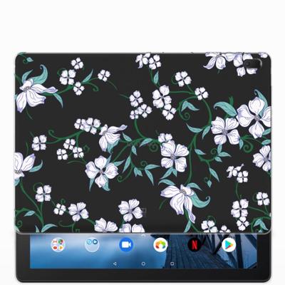 Lenovo Tab E10 Uniek | Siliconen hoesje | Blossom White