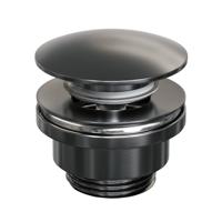 Klikwaste Brauer Afvoerplug Messing Binnenwerk 5/4 Geborsteld Gunmetal