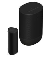 SONOS Sonos Draagbare set Move 2 + Roam 2 - zwart SONOS Sonos Draagbare set Move 2 + Roam 2 - zwart