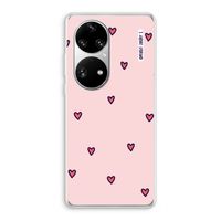 Hartjes: Huawei P50 Pro Transparant Hoesje