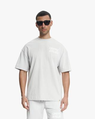 Croyez Homme Sprayed Atelier T-shirt Crb30026011 Print T-shirts 41002 Light Grey