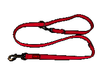 KONG Adjustable leash M Red - thumbnail