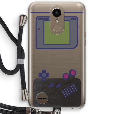 Game On: LG K10 (2017) Transparant Hoesje met koord