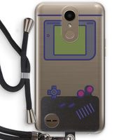 Game On: LG K10 (2017) Transparant Hoesje met koord