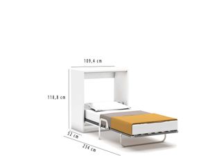 Eenpersoons opklapbed Capsule - Geen matras