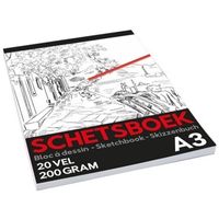 Professioneel schetsboek/tekenboek A3 formaat - thumbnail