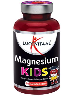 Lucovitaal Voedingssupplementen Magnesium Kids Kauwtabletten 90Tabletten