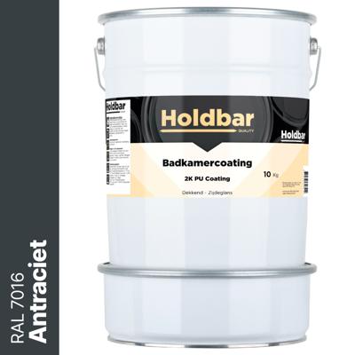 Holdbar Badkamercoating Antraciet (RAL 7016) 10 kg Holdbar Badkamercoating Antraciet (RAL 7016) 10 kg