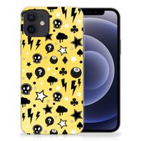 Silicone Back Case iPhone 12 | 12 Pro (6.1") Punk Geel
