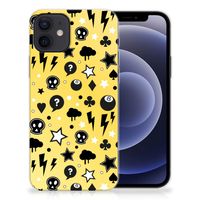 Silicone Back Case iPhone 12 | 12 Pro (6.1") Punk Geel - thumbnail