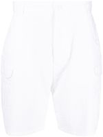 Giorgio Armani short cargo en seersucker - Blanc - thumbnail