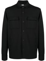 Karl Lagerfeld chemise en coton à manches longues - Noir - thumbnail