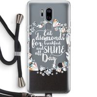 Diamonds: LG G7 Thinq Transparant Hoesje met koord