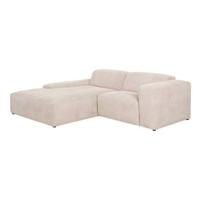 by fonQ Wonder 3-zitshoekbank met Chaise Longue Links - Rib by fonQ Wonder 3-zitshoekbank met Chaise Longue Links - Rib