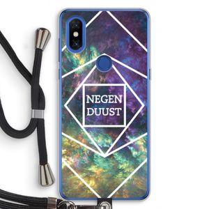 Negenduust ruimte: Xiaomi Mi Mix 3 Transparant Hoesje met koord