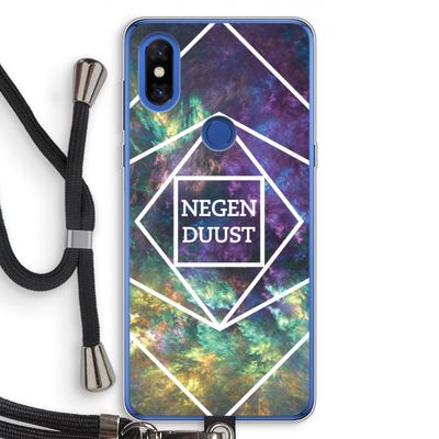 Negenduust ruimte: Xiaomi Mi Mix 3 Transparant Hoesje met koord