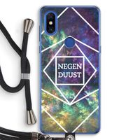 Negenduust ruimte: Xiaomi Mi Mix 3 Transparant Hoesje met koord