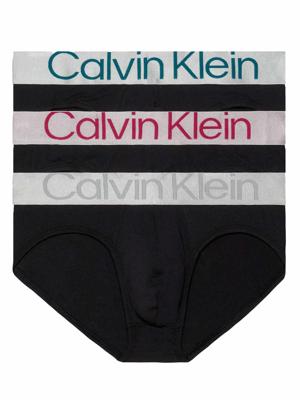Calvin Klein - 3p Hipbrief - Steel Cotton - NA9, Maat:XL