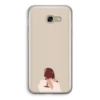 I drink wine: Samsung Galaxy A5 (2017) Transparant Hoesje