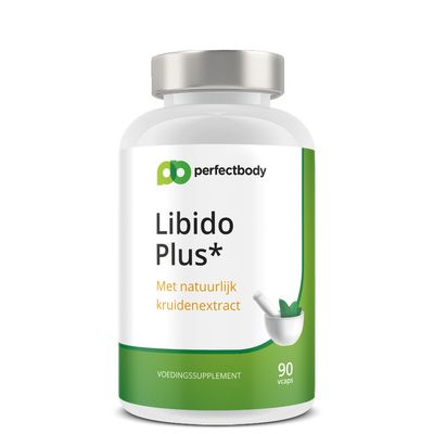 Libido Support capsules - Muira Puama, Ginseng & Ginkgo - Voor libido & seksuele gezondheid - 90 plantaardige capsules PerfectBody