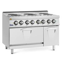 Elektrisch fornuis met oven - 19,1 kW - 6 platen - 120 x 73 cm - Pro 730 Serie - Royal Catering Elektrisch fornuis met oven - 19,1 kW - 6 platen - 120 x 73 cm - Pro 730 Serie - Royal Catering