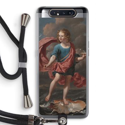 Soap Bubbles: Samsung Galaxy A80 Transparant Hoesje met koord