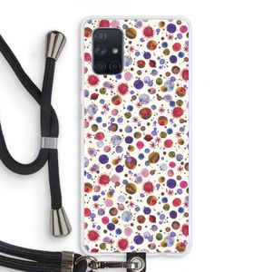Planets Space: Samsung Galaxy A71 Transparant Hoesje met koord