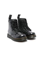 Dr. Martens Kids bottines 1460 à paillettes - Noir