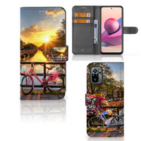 Xiaomi Redmi Note 10S | 10 4G | Poco M5s Flip Cover Amsterdamse Grachten - thumbnail