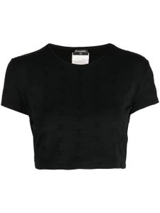 CHANEL Pre-Owned t-shirt à design brodé (1997) - Noir