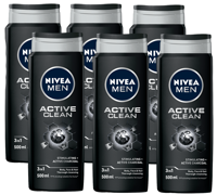 Nivea Men Active Clean Shower Gel Voordeelverpakking